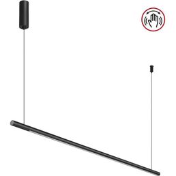 Светильник подвесной диммируемый (сенсор) Novotech Fermo 359307 OVER черный LED 14W 2700/4000/6000K 220V