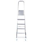 Стремянка алюминиевая Ladderbel STR-AL-6 6 ступеней, максимальная нагрузка 150 кг
