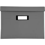 Коробка складная 40x28x20 см картон цвет серый