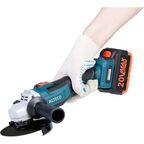 УШМ аккумуляторная бесщеточная Alteco CAGB 18-125 Li BL, 125 мм, 20 В Li-ion 1x4 Ач