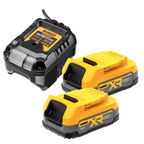 Универсальное зарядное устройство DEWALT DCB132, для 2-х батарей XR, Li-Ion