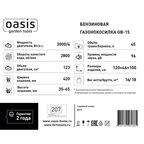Газонокосилка бензиновая Oasis Garden Tools GB-15 4 л.с. 42 см