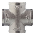 Крестовина Valtec 1/2 ВР(г) х 1/2 ВР(г) х 1/2 ВР(г) х 1/2 ВР(г) латунная (VTr.760.N.0004)