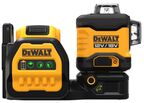 Аккумуляторный лазерный нивелир DEWALT DCE089D1G18, 12/18 В, зеленый луч, 30 м, с АКБ 2 Ач и ЗУ, в кейсе TSTAK (DCE089D1G18-QW)