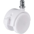 Колесо поворотное с тормозом LWSB10-50WH 50 мм максимальная нагрузка 50 кг цвет белый