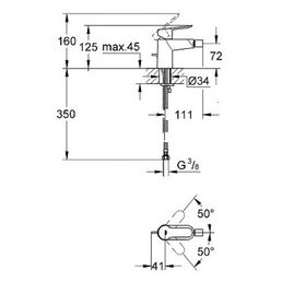 Смеситель для биде Grohe BauEdge 23332000