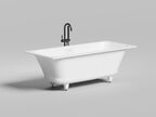Ванна из искусственного камня Salini  Orlanda Axis Kit 170x75 103323M S-Stone белая матовая