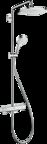 Душевая стойка Hansgrohe Croma E Showerpipe 280 1jet 27630000 с термостатом, без излива, хром