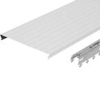 Комплект потолка Artens 1.6x1.0 м цвет жемчужно-белый с металлической полосой
