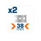 Лезвие сменное для скребка Dexter 38 мм