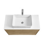 Столешница Aquaton Либерти 100 см 1A281103LY010  белый глянец
