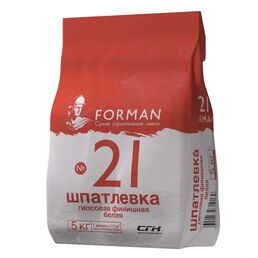 Шпаклёвка гипсовая финишная Forman№21 5 кг