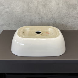 Накладная раковина Comforty 78105 45 см, белая