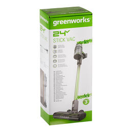 Пылесос вертикальный аккумуляторный Greenworks GD24SV2 24 В 1 л Li-Ion 1 АКБ и ЗУ (4701407UB)
