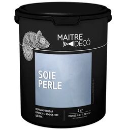 Краска декоративная Maitre Deco Soie Perle 2 кг цвет серо-бежевый