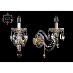 Хрустальное бра Art Classic 45271 10.12.1.195.XL.Gd.Sp подсвечник с подвесками