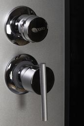 Душевая кабина Niagara Classic 80х80 NG-2507-14 высокий поддон, стекло тонированное, профиль серебро