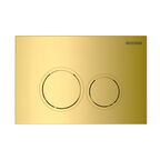 Комплект Унитаз подвесной с инсталляцией Grossman Galaxy 97.4455GMS.01.300 безободковый, серый матовый+ Кнопка смыва золото глянцевое