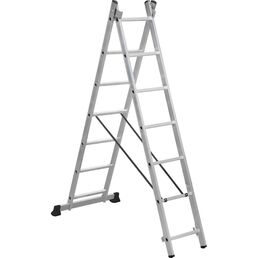 Алюминиевая двухсекционная лестница Scala Sc 2007