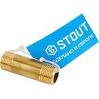 Бочонок Stout 1/2"x1/2" 60 мм НР латунь