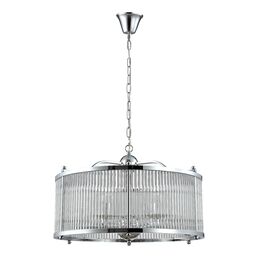 Подвесная люстра Crystal lux TADEO SP6 D600 CHROME/TRANSPARENTE