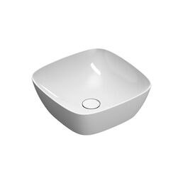 Раковина накладная Catalano Alvea 40 см 0622400001 белая глянцевая