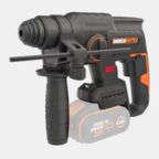 Перфоратор аккумуляторный бесщеточный WORX WX381, 20В, 4Ач x1, ЗУ 2А, кейс