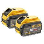 Набор DEWALT: 2 АКБ DCB548, Li-Ion, 18/54 В, 12/4 Ач и быстрое зарядное устройство DCB118, 18/54 В, 8 А (DCB118Y2)
