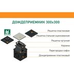 Дождеприемник пластиковый Standartpark Polymax Basic 290x290x297 мм