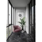 Глазурованный керамогранит Artens Dina 42x42x0.8 см 1.587 м² сатинированный цвет черный