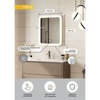 Зеркало для ванной Forio с подсветкой 50x60 см