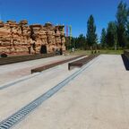 Решетка дождеприемная Standartpark Basic РВ-10.14.100 ОС 20101-М 998x136x20 мм цвет серебристый