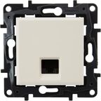 Розетка компьютерная RJ45 категория 5e UTP - Legrand Structura - слоновая кость
