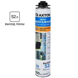 Пена монтажная профессиональная Axton 52 летняя 805 мл