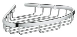 Полочка-решетка GROHE BauCosmopolitan, 200 мм, угловая, хром