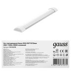 Светильник светодиодный накладной Gauss ДПО-18 4000К 18 Вт IP20 белый (844424218)