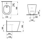 Биде напольное Laufen Kartell 3233.1