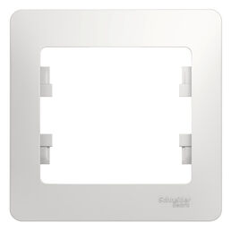 Рамка Schneider Electric Glossa 1 пост белый (GSL000101)
