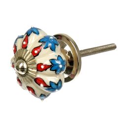 Керамическая ручка для мебели BlumenHaus Персидский узор 66105
