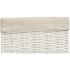 Корзина для хранения 20x10x20 см бумага цвет белый