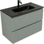 Мебель для ванной комнаты Aquanet Джейн (Flat) 91 см 00335435 подвесная, мисти грин