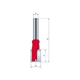 Прямая торцевая фреза FREUD PRO 17-10208