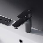 Смеситель для раковины AM.PM Drive F9U02122 однорычажный цвет черный матовый