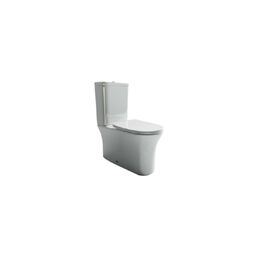 Напольная пристенная безободковая чаша унитаза Ceramicanova STAR Rimless CN1904-B