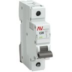 Автоматический выключатель EKF Averes AV-6 1P C20 А 6 кА mcb6-1-20C-av