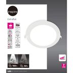 Спот светодиодный встраиваемый влагозащищенный Inspire Extraf L под отверстие 205 мм 1м² 3100лм регулируемый белый свет белый
