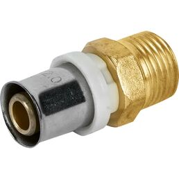 Муфта комбинированная Aquabeam 1/2"x16 мм НР латунь ABP.201.Y.001604