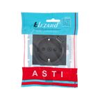 Розетка USB встраиваемая Lezard Asti с заземлением цвет черный бархат
