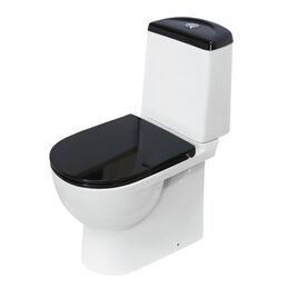 Унитаз-компакт Sanita luxe Best Comfort Color Black с микролифтом (BSTSLCC06100522)