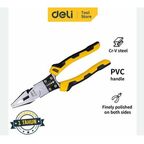 Многофункциональные комбинированные плоскогубцы Deli DL100008 215мм (зажим/зачистка/обжим), сталь Cr-V